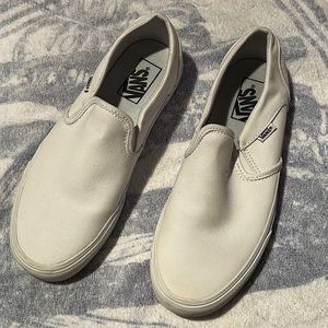 Vans Women’s Shoes White and Size 9.5